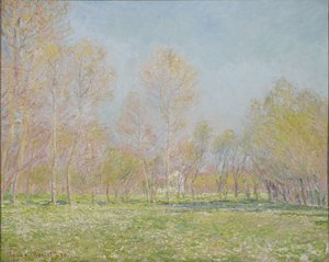 Frühling in Giverny von Claude Monet