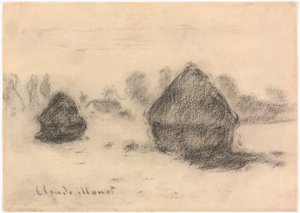 Getreidehaufen von Claude Monet