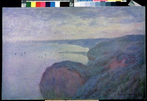 Auf der Klippe bei Dieppe. Gemälde von Claude Monet (1840-1926)