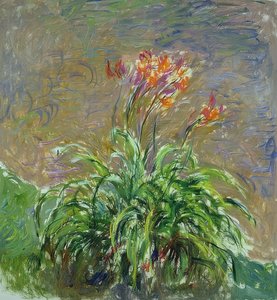 Taglilien (Les Hémérocalles). 1914-17 von Claude Monet