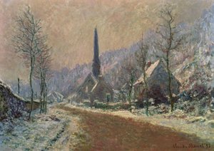 Die Kirche von Jeufosse im Winter