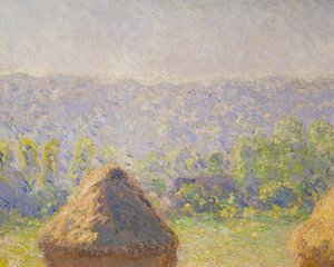 Die Heuhaufen oder Das Ende des Sommers (Detail)