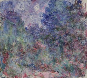 Das Haus in Giverny vom Rosengarten aus gesehen, 1922-24 von Claude Monet