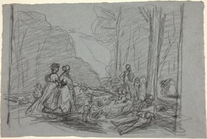 Das Frühstück im Grünen, ca. 1865