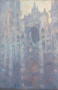 Das Portal der Kathedrale von Rouen im Morgenlicht