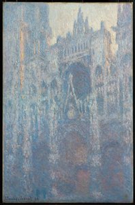 Das Portal der Kathedrale von Rouen im Morgenlicht