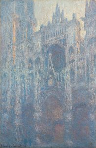 Das Portal der Kathedrale von Rouen im Morgenlicht