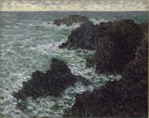 Die Felsen von Belle-Ile, Die wilde Küste, 1886