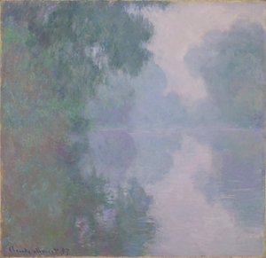 Die Seine in Giverny, Morgennebel, 1897