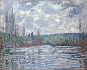 Die Seine bei Hochwasser in Vétheuil, 1881