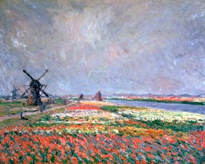 Tulpenfelder bei Leiden, 1886