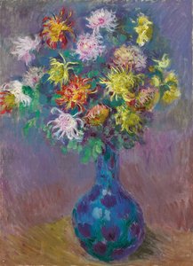 Vase mit Chrysanthemen