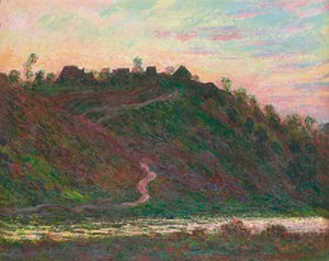 Dorf La Roche-Blond: Abendstimmung, 1889 von Claude Monet