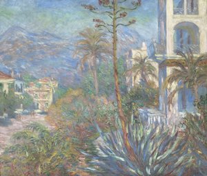 Villen in Bordighera, 1884 von Claude Monet