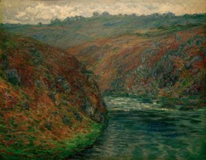 Ansicht von Creuse, dunkles Wetter