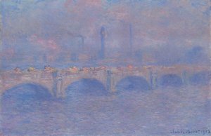 Waterloo Bridge, Lichteffekt von Claude Monet