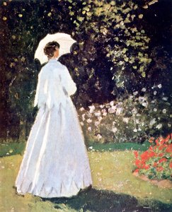 Frau im Garten, Sainte-Adresse, (Detail), 1867