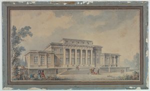 Projekt für eine Landvilla von Claude Nicolas Ledoux