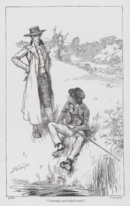 Illustration für Lavengro von George Borrow (Litho) von Claude Shepperson