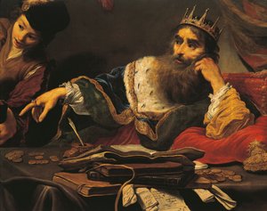 Kroisos empfängt Tribut von den Lydern von Claude Vignon