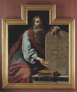 Moses mit den Gesetzestafeln