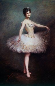 Porträt von Carlotta Zambelli (1875-1968), italienische Tänzerin und Pädagogin