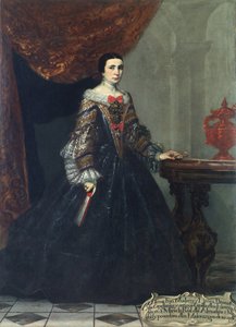 Porträt von Teresa Francisca Mudarra y Herrera, um 1620 von Claudio Coello