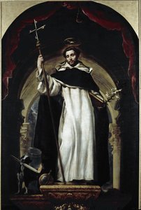 Heiliger Dominikus (Öl auf Leinwand)