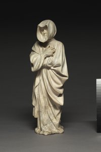 Zwei Trauernde vom Grab von Philipp dem Kühnen, Herzog von Burgund, 1404-10 von Claus de Werve