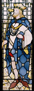 Edward II, Detail aus einem Fenster in der Großen Halle, 1867-71