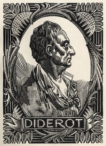 Denis Diderot (Gravur) von Clement Serveau