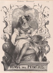 Titelseite für die Revue de Peintres, 1835