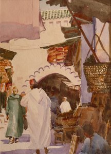 Souk der Färber, Marrakesch, 2001