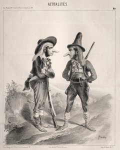 Actualités: Insurgez-vous donc! ...hien! voilà qui va devenir gentil!..., 1841 von Clémente Pruche