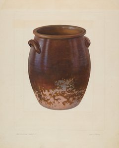 Großer irdenen Krug von Clyde L. Cheney