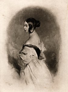 Königin Victoria im Alter von zwanzig Jahren, 19. Jahrhundert