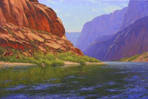 Roter Felsen Canyon Fluss