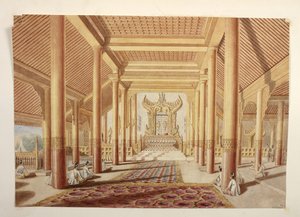 Der Thron- und Audienzsaal im Palast von Amarapura