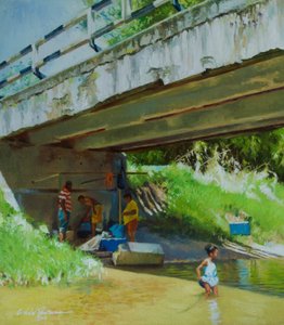 Unter der alten Brücke