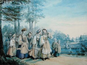 Russische Bauern