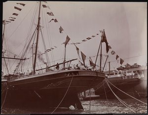 S.S. "Umbria" am Dock, ca. 1897