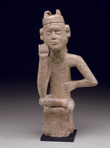 Sitzende männliche Figur (ntadi)