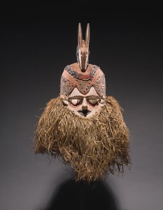 Suku Helmmaske von Congolese Congolese