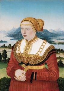 Porträt von Katherina Knoblauch (1513-1542) von Conrad Faber von Kreuznach