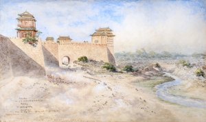 Hata Men. Eines der Südtoren der Tartarstadt, Peking 1879