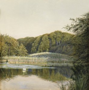 Schwäne auf dem Paddington-Teich, 1860er