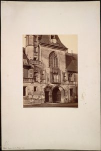 Hotel Jacques Coeur in Bourges, ca. 1865 von Constant Alexandre Famin