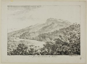 Ansicht aus der Region Subiaco, aus Ansichten von Italien von Constant Bourgeois