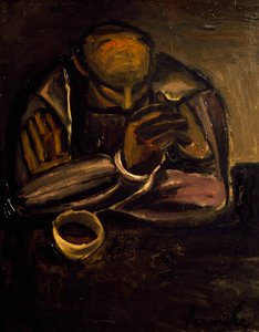 Mann mit Tasse von Constant Permeke
