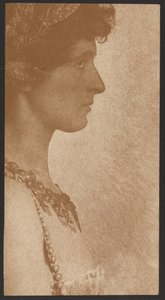 Seitenprofil einer Frau